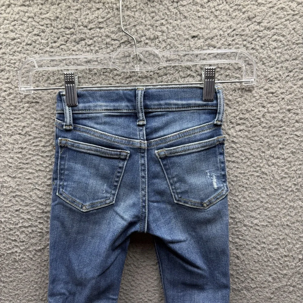 GAP Jeans Toddler Boy Size 3 Years Blue Denim Distressed Skinny Jeans Size 3 YR